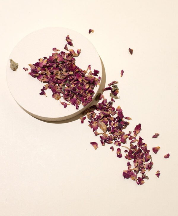 red rose petals